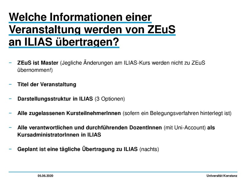 Datei:Kennzeichnung einer ZEuS-Veranstaltung für die Übertragung zu ILIAS.pdf